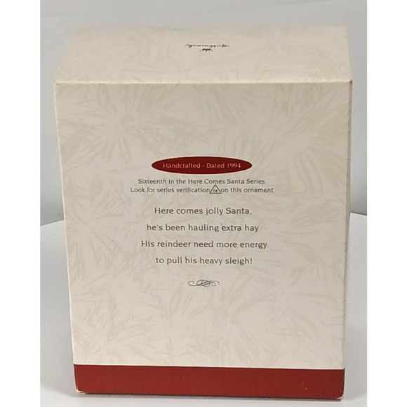 1994 HALLMARK Keepsake MAKIN TRACTOR TRACKS Here Comes Santa - Picture 11 of 11